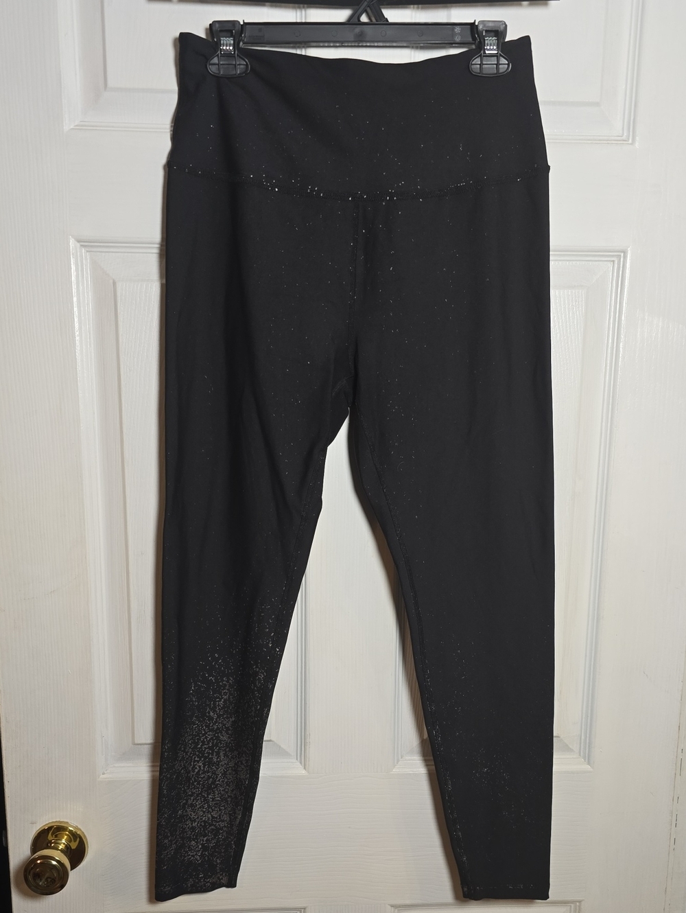 Beyond Yoga XL Black High-Waist Sparkle Leggings